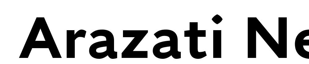  DEMO Arazati Negra Expandida Regular font family download free