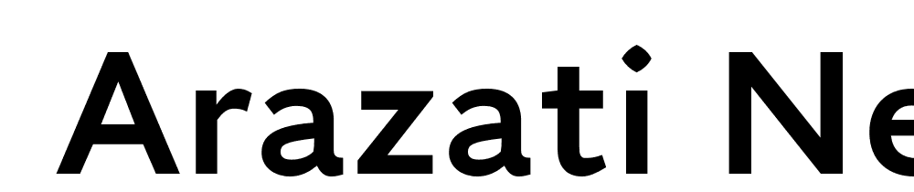  DEMO Arazati Negrita Expandida Regular font family download free