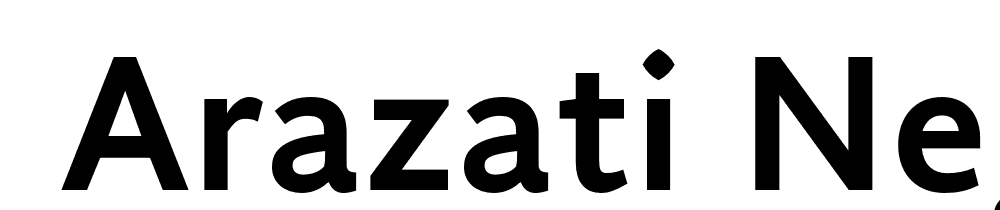  DEMO Arazati Negrita Regular font family download free