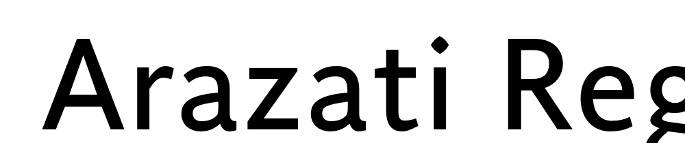  DEMO Arazati Regular Regular font family download free