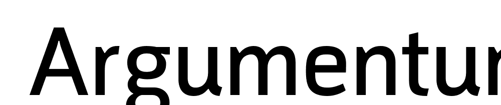  DEMO Argumentum Regular font family download free