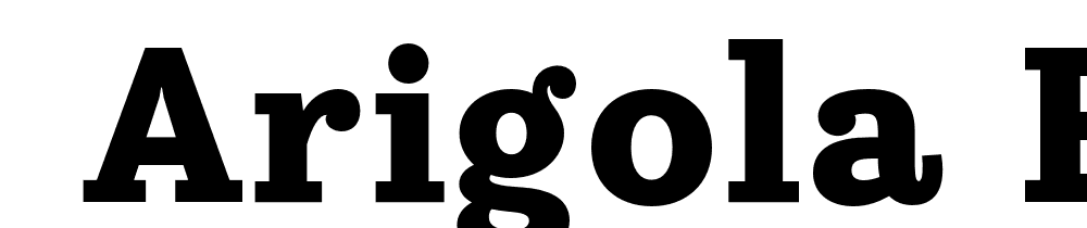  DEMO Arigola ExtraBold Regular font family download free