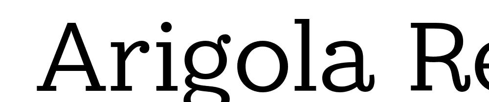  DEMO Arigola Regular font family download free