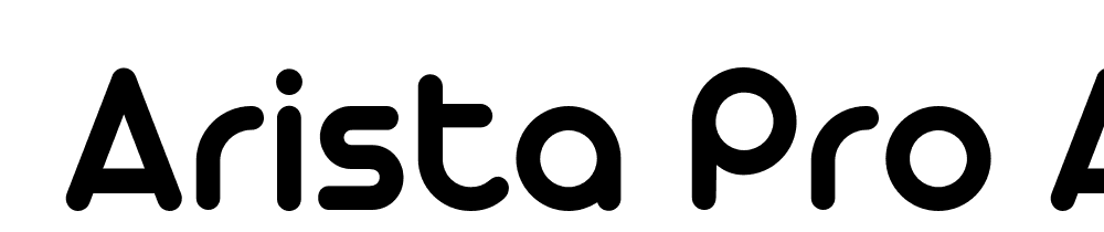  DEMO Arista Pro Alternate Bold font family download free