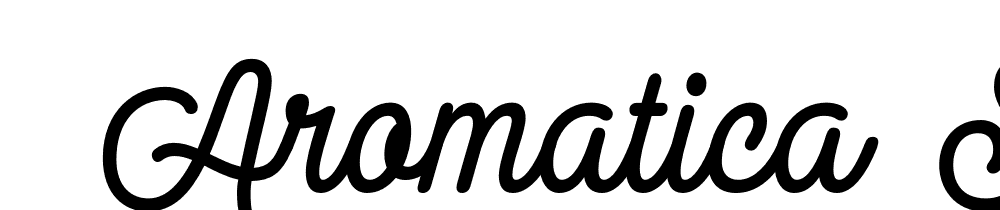  DEMO Aromatica Script Regular font family download free