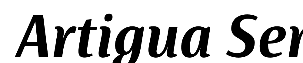  DEMO Artigua SemiBold Italic Regular font family download free