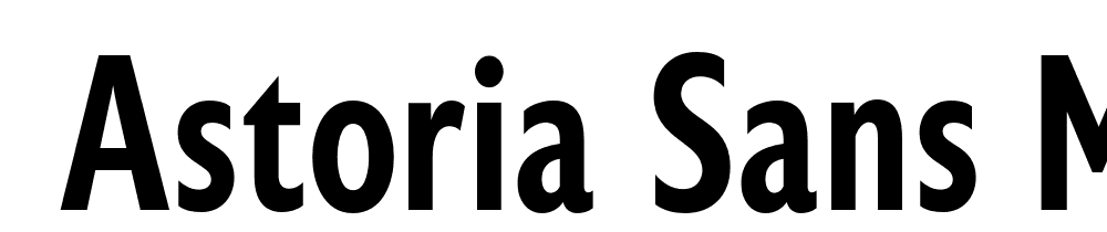  DEMO Astoria Sans Med Cond Regular font family download free