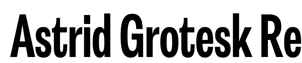  DEMO Astrid Grotesk Reg XCn Bold font family download free