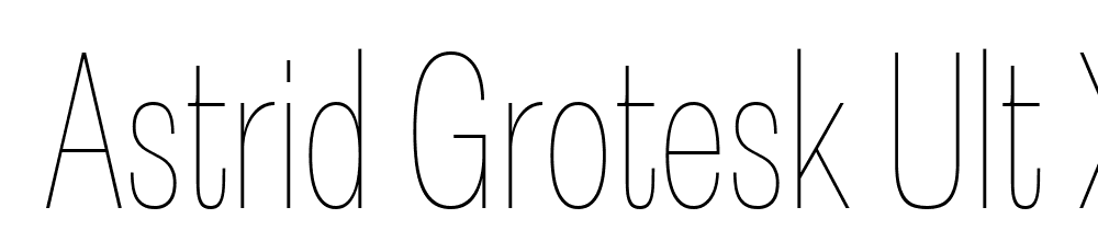  DEMO Astrid Grotesk ULt XCn Regular font family download free