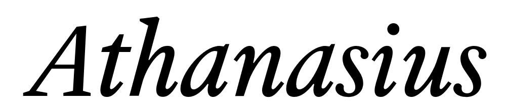  DEMO Athanasius PRO Book Italic font family download free