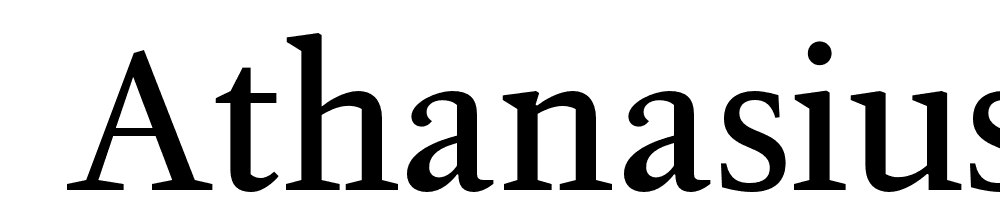  DEMO Athanasius PRO Book Regular font family download free