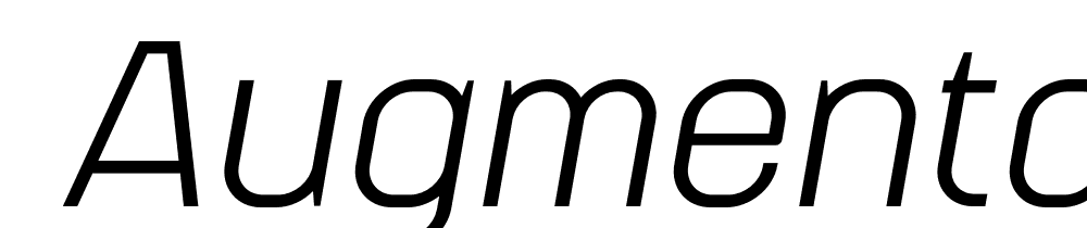  DEMO Augmento Nrm Italic font family download free