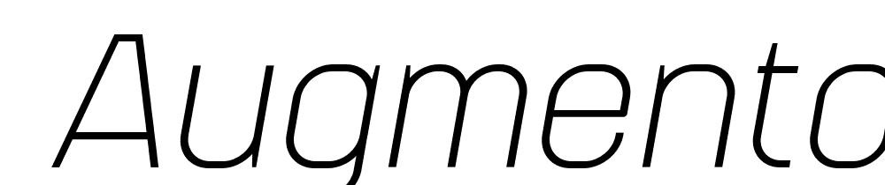  DEMO Augmento Nrm Light It Regular font family download free