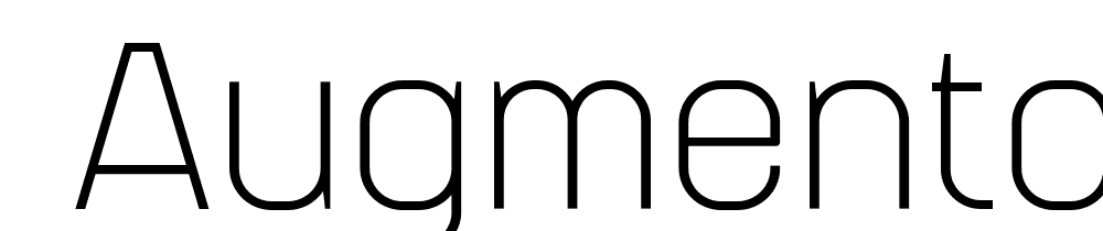  DEMO Augmento Nrm Light Regular font family download free