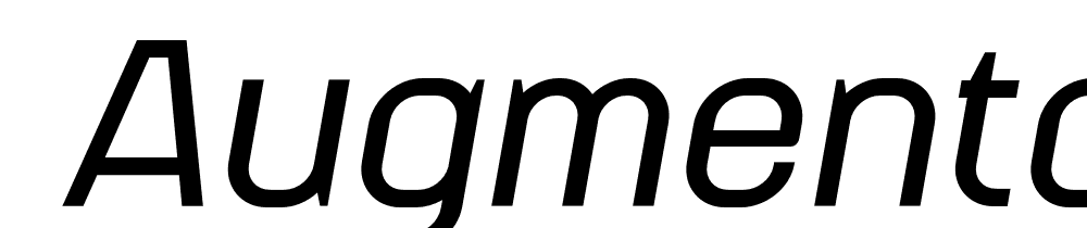  DEMO Augmento Nrm Medium It Regular font family download free