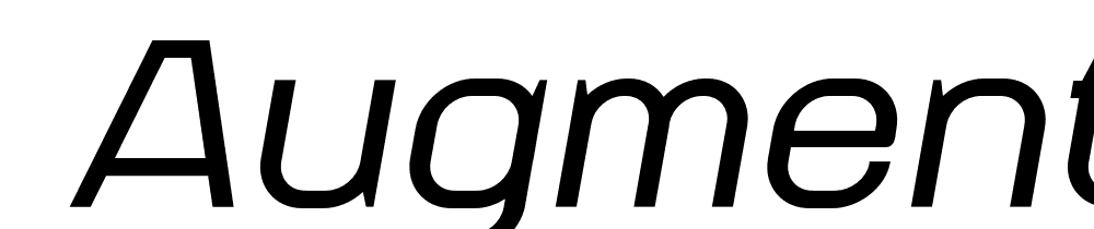  DEMO Augmento Xtd Medium It Regular font family download free