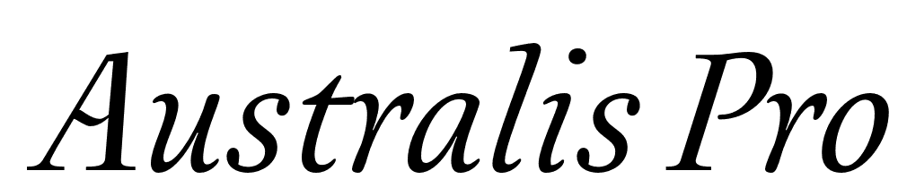  DEMO Australis Pro Italic font family download free