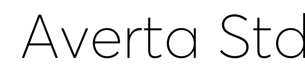  DEMO Averta Std CY Thin Regular font family download free