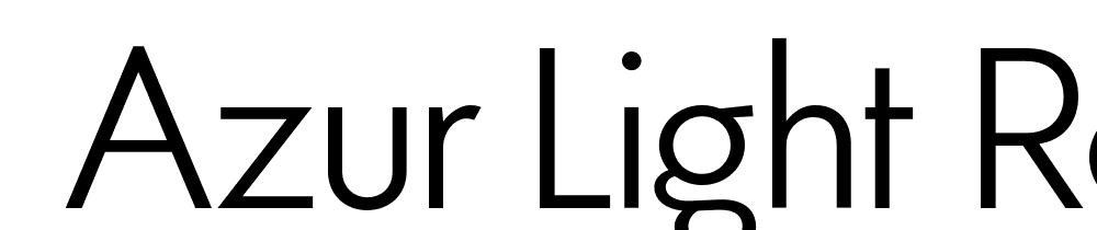  DEMO Azur Light Regular font family download free