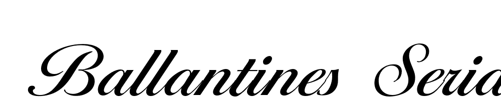  DEMO Ballantines Serial Medium Regular font family download free