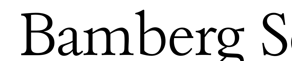  DEMO Bamberg Serial Light Regular font family download free