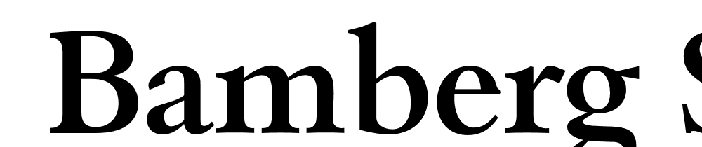  DEMO Bamberg Serial Medium Regular font family download free