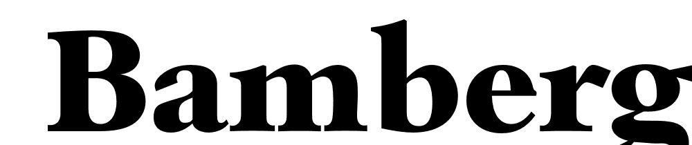  DEMO Bamberg Serial Xbold Regular font family download free