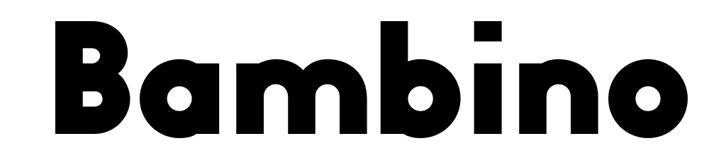  DEMO Bambino Black Regular font family download free