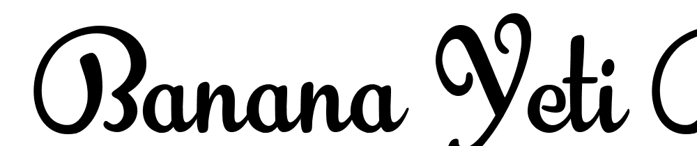  DEMO Banana Yeti Bold font family download free