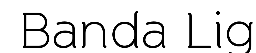  DEMO Banda Light Light font family download free