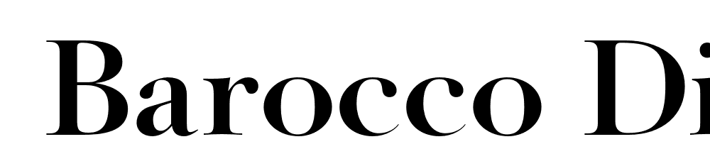  DEMO Barocco Display PRO Regular Regular font family download free