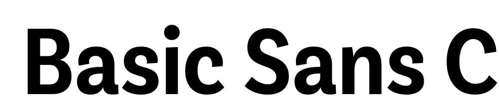  DEMO Basic Sans Cnd SemiBold Regular font family download free