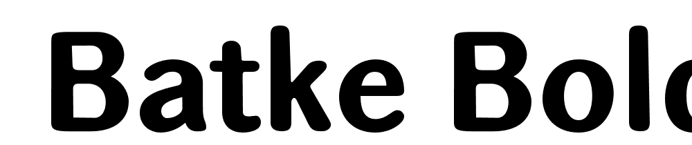  DEMO Batke Bold font family download free