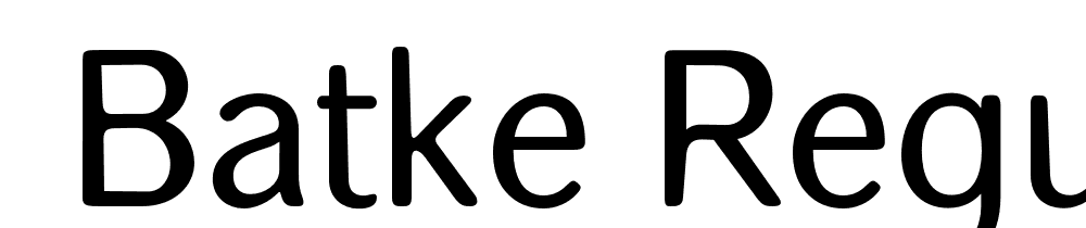  DEMO Batke Regular font family download free