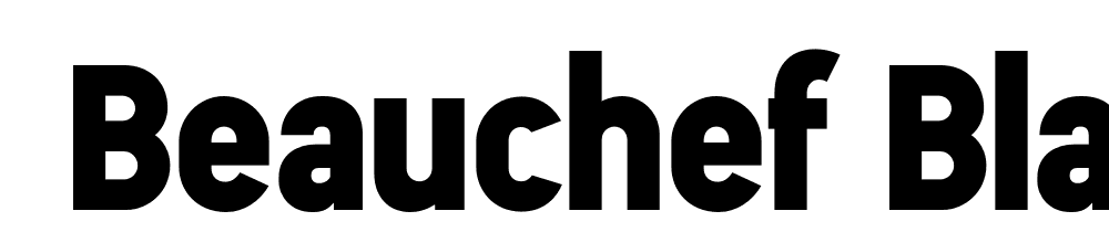  DEMO Beauchef Black Regular font family download free