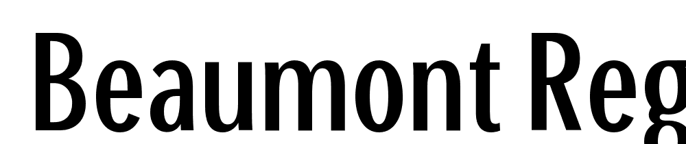  DEMO Beaumont Regular font family download free