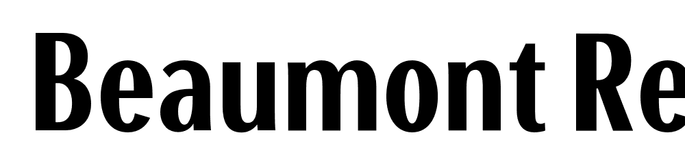  DEMO Beaumont Regular font family download free