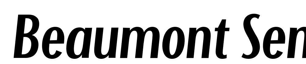  DEMO Beaumont SemiBold Italic font family download free