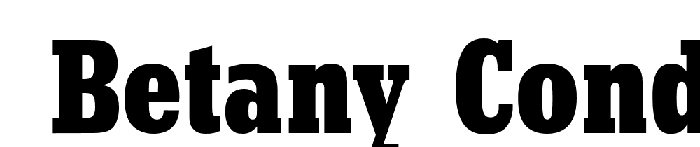  DEMO Betany Cond Regular font family download free