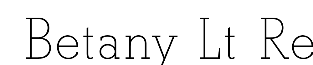  DEMO Betany Lt Regular font family download free