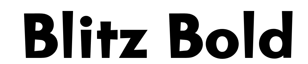  DEMO Blitz Bold Regular font family download free