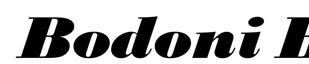  DEMO Bodoni Black FS Italic font family download free