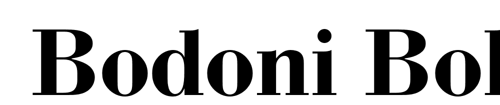  DEMO Bodoni Bold font family download free