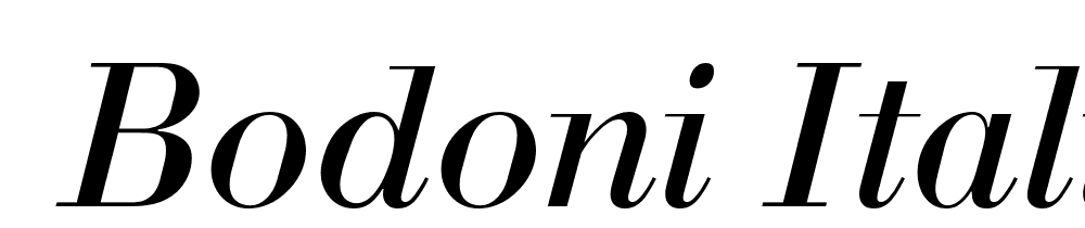  DEMO Bodoni Italic font family download free