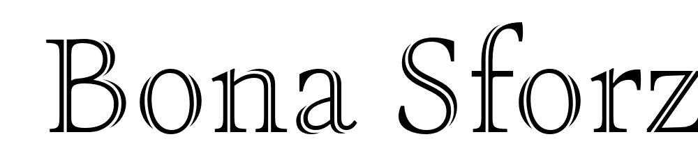  DEMO Bona Sforza Regular font family download free