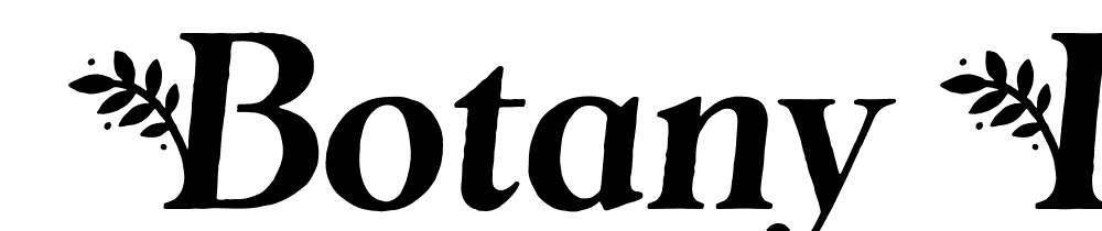  DEMO Botany Italic font family download free