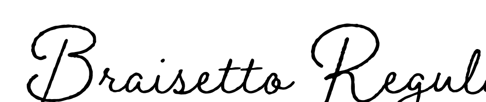  DEMO Braisetto Regular font family download free