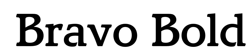  DEMO Bravo Bold font family download free