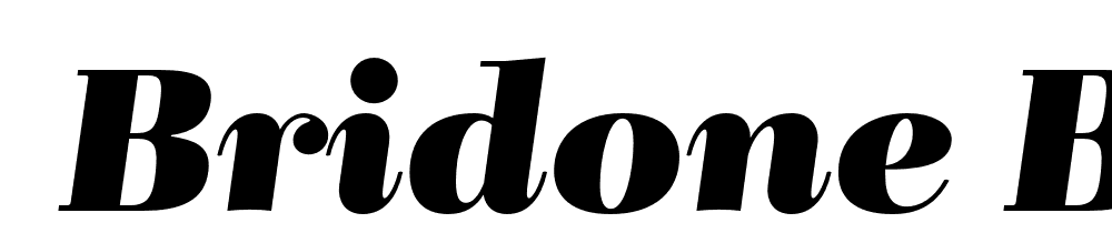  DEMO Bridone Bold Italic font family download free