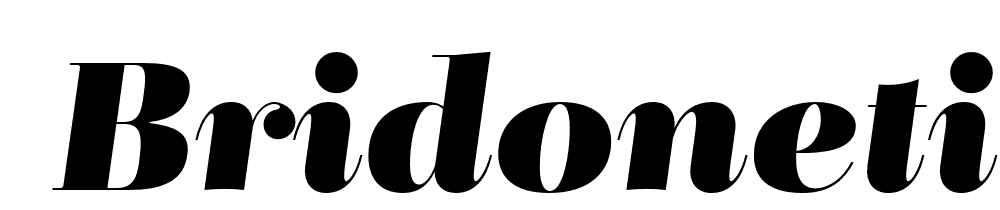  DEMO BridoneTitling Bold Italic font family download free